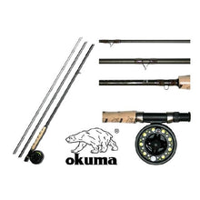 Cargar imagen en el visor de la galería, Set Pesca Okuma Mosquera Airframe 4/6 2.75 mts / Mosca Fly