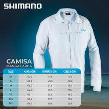 Cargar imagen en el visor de la galería, Camisa SHIMANO CLT16001 Vented Shirt Long Sleeve XL/XXL/XXXL