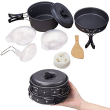Cargar imagen en el visor de la galería, Set De Ollas Camping Portátil Outdoor 1-2 Personas