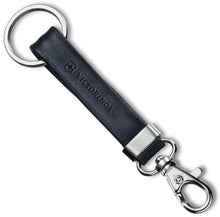 Cargar imagen en el visor de la galería, Clip Victorinox Llavero Cuero Negro / 7cm outdoor CAZA pesca
