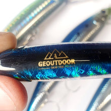 Cargar imagen en el visor de la galería, 4 X señuelos Pesca Mar 12cm/40gr Spinnig Corvina Lenguado