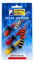 Cargar imagen en el visor de la galería, Kit Señuelos Pesca Spinner Falcon Claw Con Mosca 3 Uds
