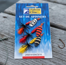 Cargar imagen en el visor de la galería, Kit Señuelos Pesca Spinner Falcon Claw Con Mosca 3 Uds
