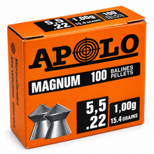 Cargar imagen en el visor de la galería, POSTONES APOLO MAGNUM CALIBRE 5,5 MM – PACK DE 1.000 UNIDADES
