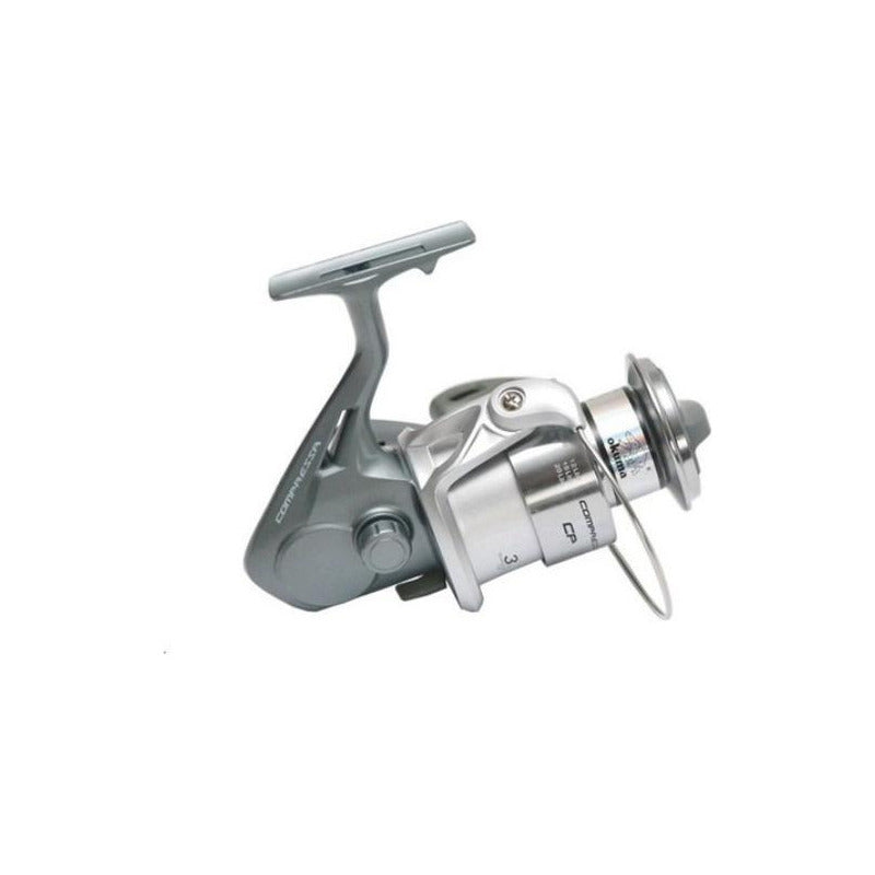 Reel Frontal Okuma Compressa Cp-65 Derecho/izquierdo Color Plateado