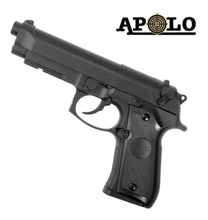 Cargar imagen en el visor de la galería, Pistola Apolo A92 Co2 Balin Negro Polimero Cal.4,5mm Caza
