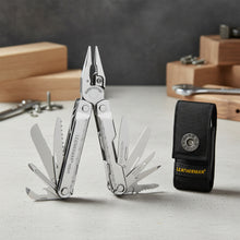 Cargar imagen en el visor de la galería, Multiherramienta Inox Rebar Leatherman 17 Fun C/ Funda / Geo

