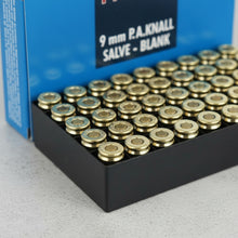Cargar imagen en el visor de la galería, Caja Munición Fogueo Fiochhi 9mm Caza 50 Uds Dorado Geo
