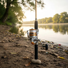 Cargar imagen en el visor de la galería, Set Pesca Rio/lago 1.95 Mts 4-15 Grs + Spinner + Vinilo /geo

