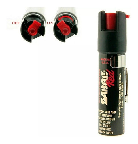 Spray Gas Pimienta Defensa Americano 22 Grs. Geoutdoor