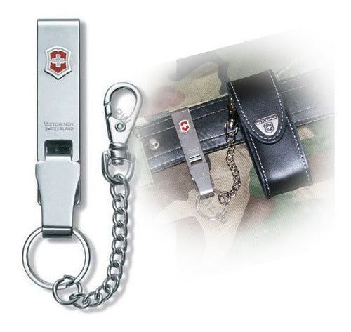 Clip Victorinox Tipo Llavero P/cint Vi 4.1859 Navaja Camping