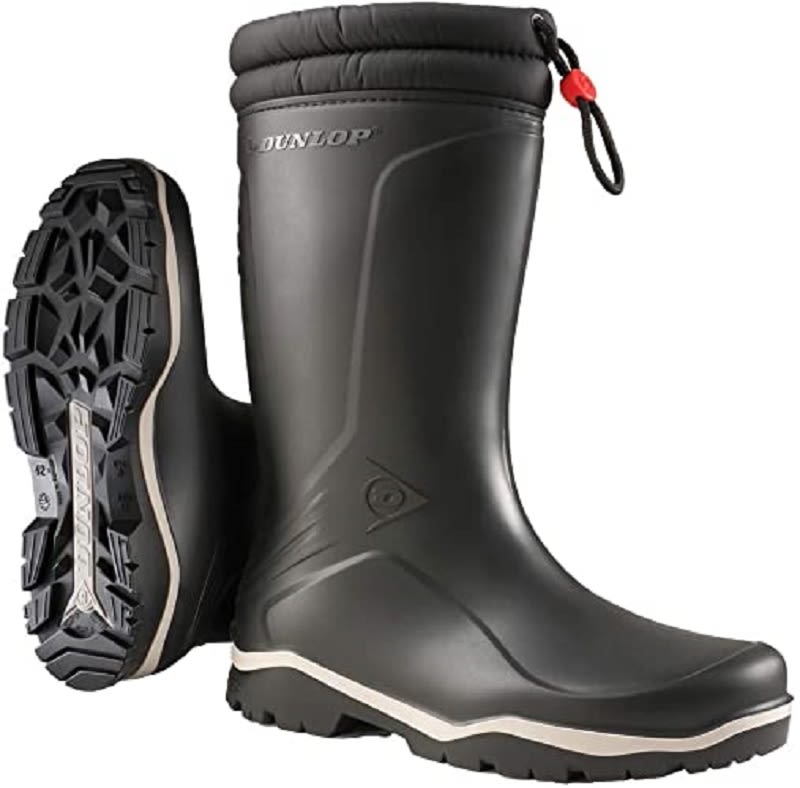 Bota Térmica Dunlop PVC Blizzard Fur Lining Negra