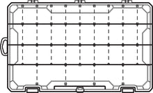 Cargar imagen en el visor de la galería, Caja para Señuelos Flambeau 5007 / Separadores USA / 36 comp
