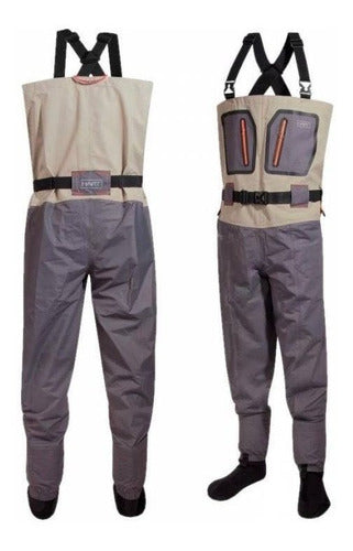 Waders Pesca Respirable Hart Skin 5z /traje Imperm Geoutdoor