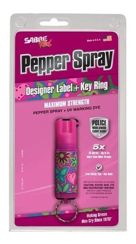 Gas Pimienta Sabre Mujer Defensa Certificado Geoutdoor