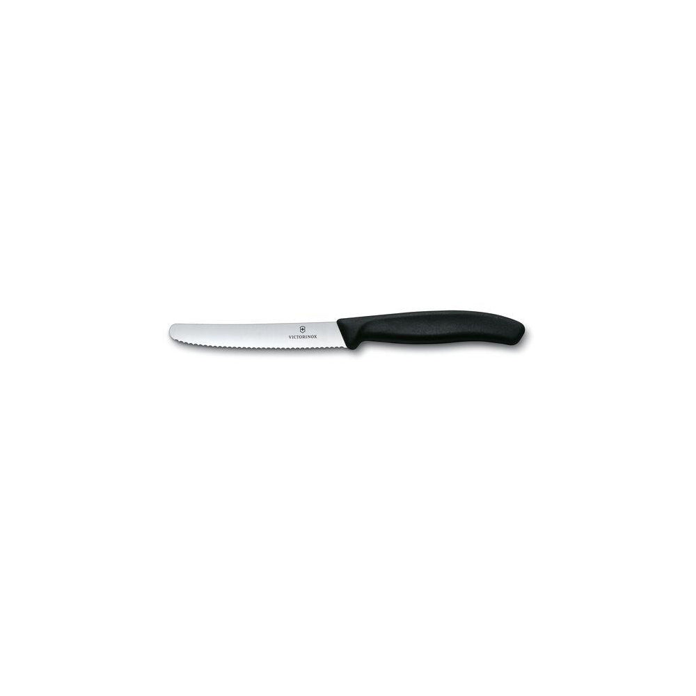 Cuchillo Victorinox Negro Filo Sierra 6.7833