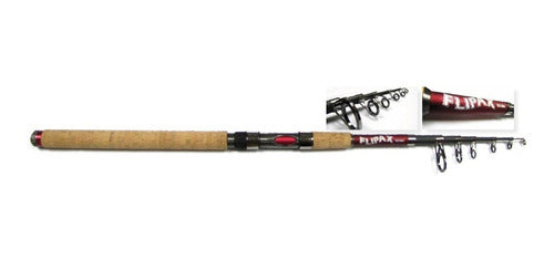 Caña Telescopica Rapala Flipax 1.80 mts Spinning