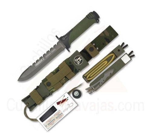 Cuchillo Supervivencia K25 Thunder ll Campaña