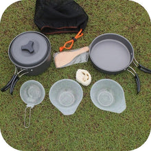 Cargar imagen en el visor de la galería, Set De Ollas Camping Portátil Outdoor 1-2 Personas
