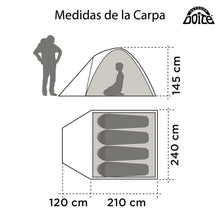 Cargar imagen en el visor de la galería, Carpa Igloo DOITE High Camper SL 4per CAMPING OUTDOOR
