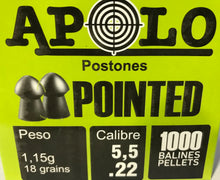 Cargar imagen en el visor de la galería, Poston  APOLO  Pointed Premium 5.5mm 18gr 100cjx100u. 19603
