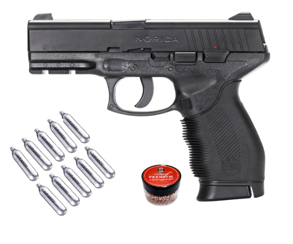 Pistola Norica 1703 Aire Comprimido + 500 BB Metal + 10 co2