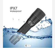 Cargar imagen en el visor de la galería, Linterna Tactica Impermeable Agua X7 Utra Led Cree Rojo
