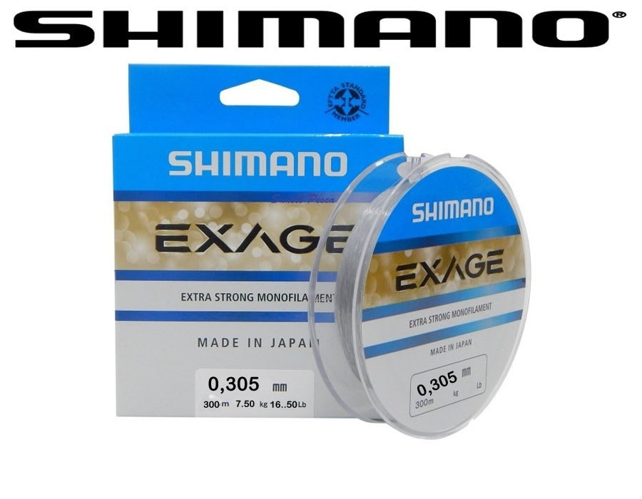 Nylon Shimano Exage 0.255 mm Monofilamento 150 mts Spinning