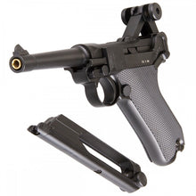Cargar imagen en el visor de la galería, Pistola kwc Luger P08 Co2 Blowback 10 co2 + 500bb
