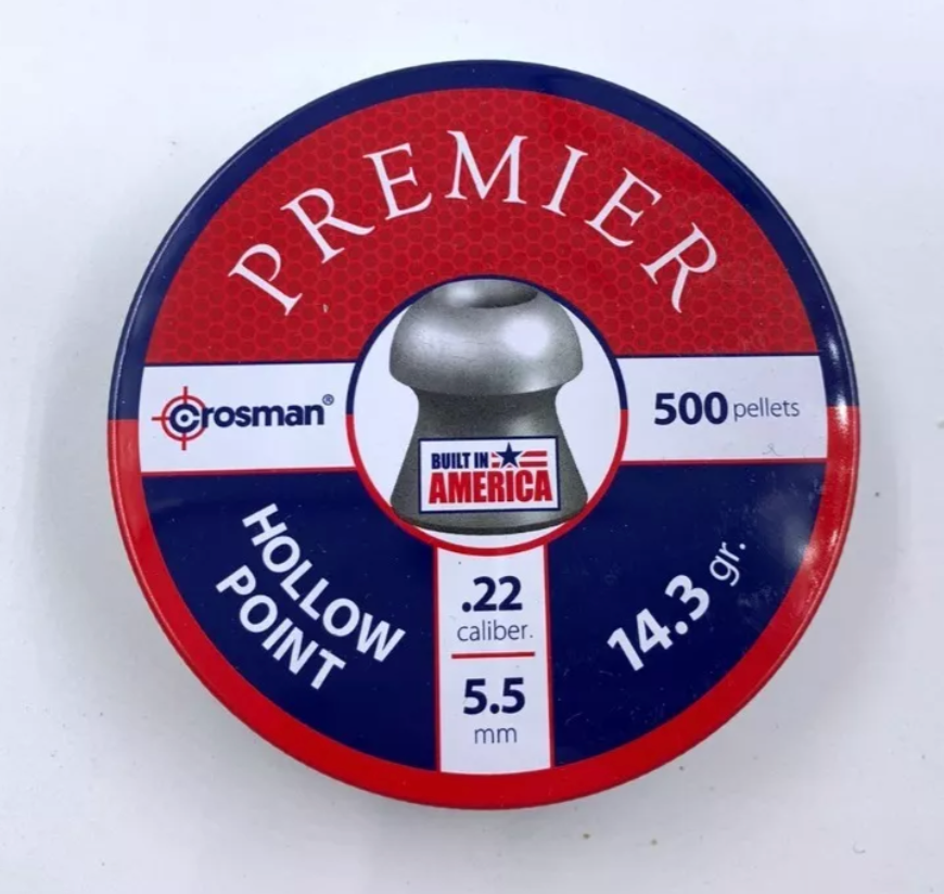 Kit 3x Poston Crosman Premier Hollow Point 5,5/14,3g 1500u